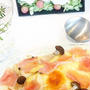 生ハムときのこのドリアの簡単トースター活用レシピ☆秋野菜で時短お昼ご飯♬