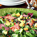 Smoked Salmon &amp; Italian Salami Salad