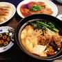 蓋が活躍の晩御飯（笑）～旨すぎる肉団子ともやしのキムチ鍋～