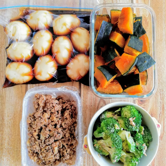 今週の作りおきおかず～4種～