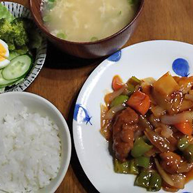 酢豚定食