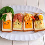 食パンで＊デコトースト