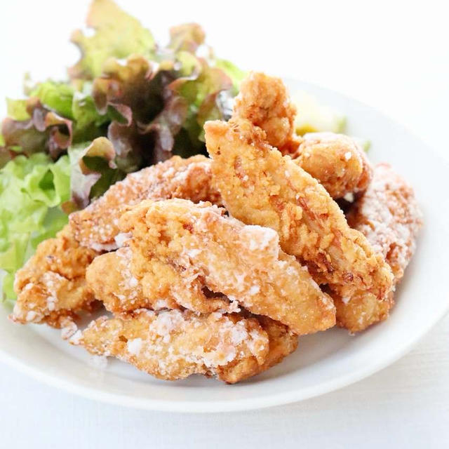 ザクザク唐揚げが食べたい！【ザクザク手羽揚げ（にんにく醤油）】