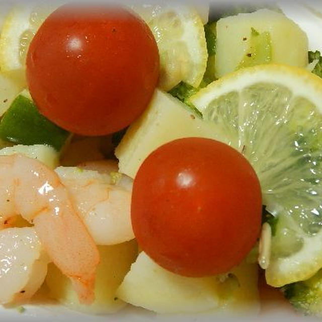 海老とブロッコリーのポテトサラダ～炭水化物抜きダイエットメニュー②