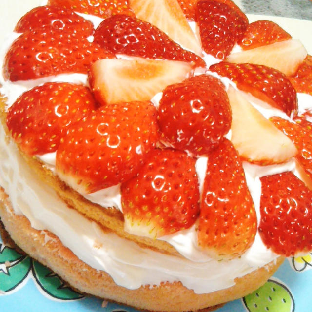 いちご☆とちおとめでケーキを作ったよ！