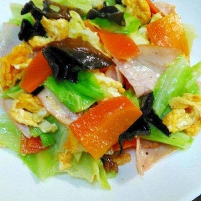 ふわっと炒り卵入り 中華風野菜炒め By Barbaさん レシピブログ 料理ブログのレシピ満載