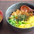 肉みそ三色丼　～豚汁と一緒に