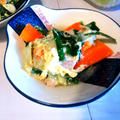 創味シャンタンの野菜たっぷり卵とじ鍋