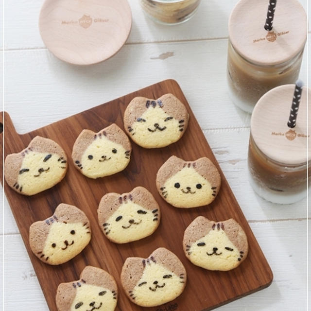 アイスボックスクッキーdeねこちゃんクッキー キャラスイーツ By Momoさん レシピブログ 料理ブログのレシピ満載