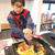おやつはピザみたいなお好み焼きです！！