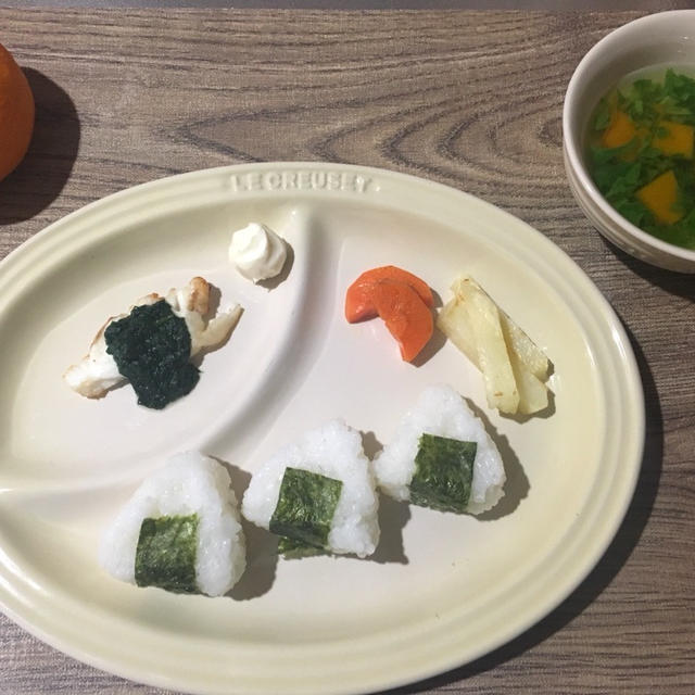 【離乳食完了機】鯛のモロヘイヤソースがけ