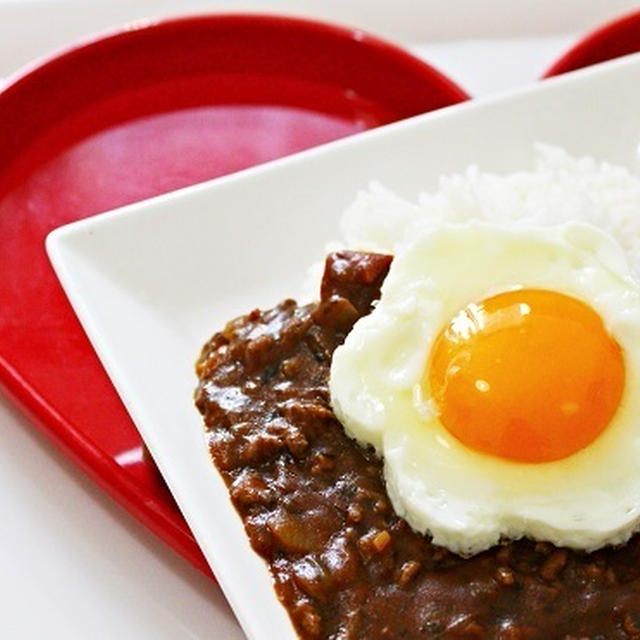 ひき肉とバジルのトマトカレー☆