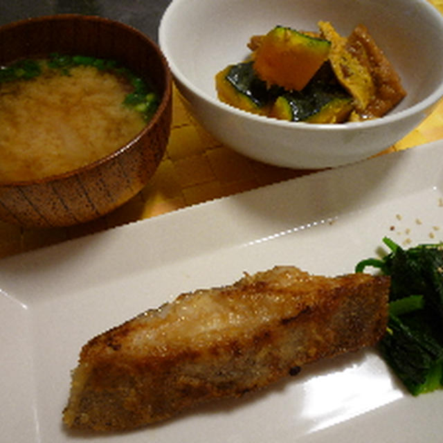 カレイのしょうゆ焼き