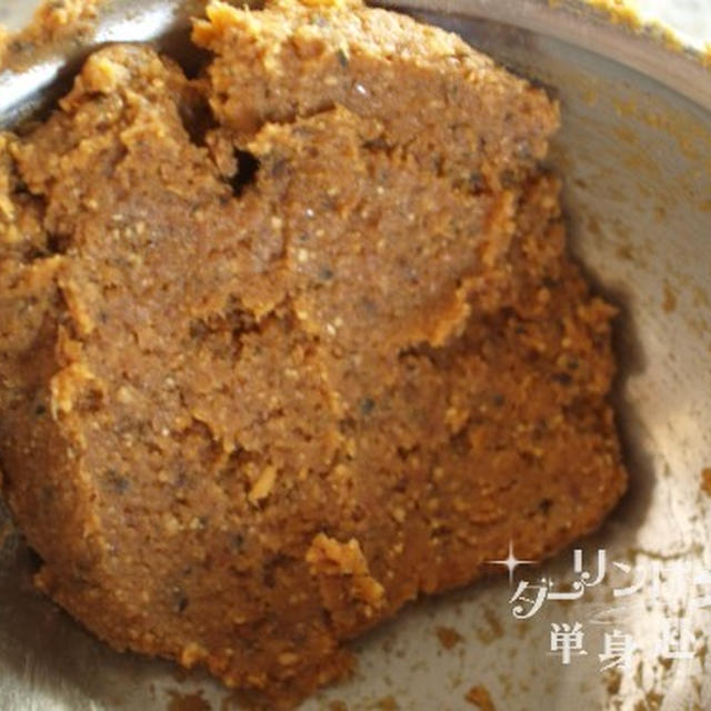 だし入り味噌、手軽にできました