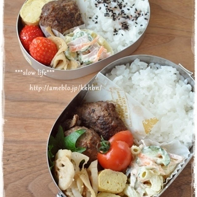 【煮込みハンバーグ弁当】