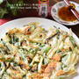 【レシピ・主食・動画】旬野菜たっぷり！新じゃがと新玉ねぎのチーズチヂミ