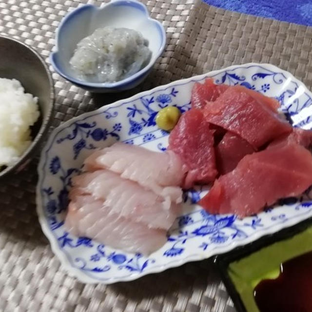 鰹君と、さかなクン！めちゃ跳ねてます！