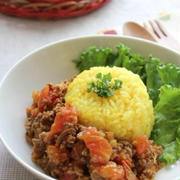 トマトでカフェごはん！トマトのさわやかドライカレー