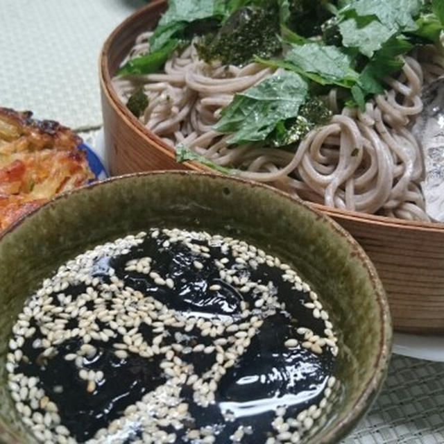 暑くなって来たので冷たいお蕎麦