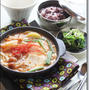 チョングッチャン (청국장) と香味野菜のナムル