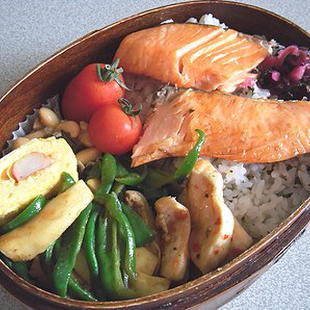 鮭弁当。長女のひどい話