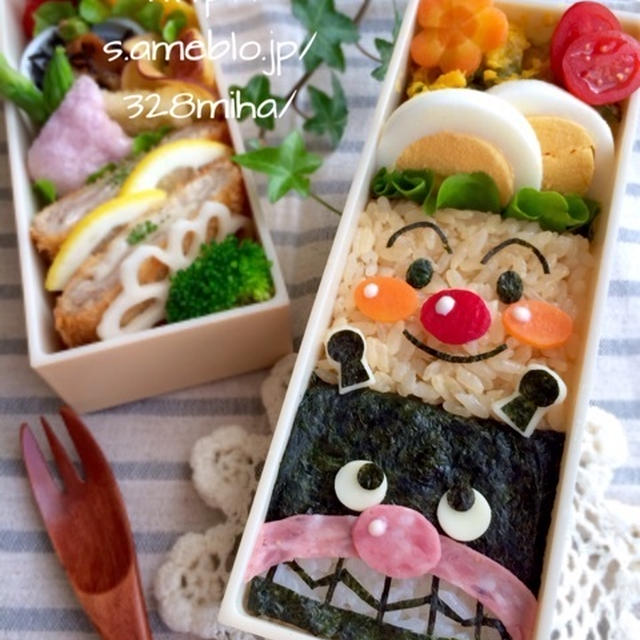 詰め込み〜アンパンマンのお弁当♡