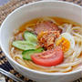 残暑を乗り切る簡単レシピ☆もっちもち＊冷凍讃岐うどんで冷麺うどん＊﻿