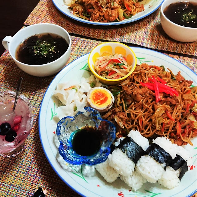 焼きそば事件！？からようやく！！　焼きそばプレートde夕食。　＆　2019スパイス大使就任！！