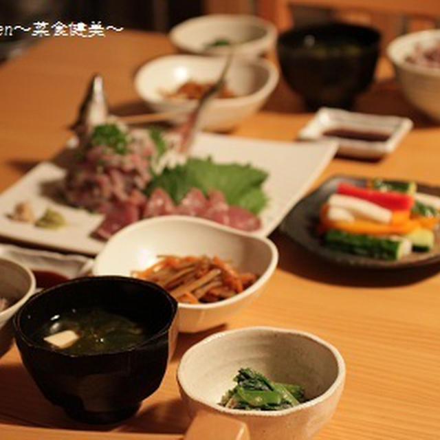 昨日のばんごはん【お刺身】