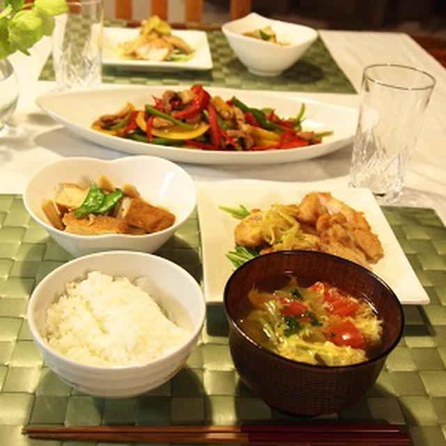 鶏むね肉で鶏南蛮の晩御飯