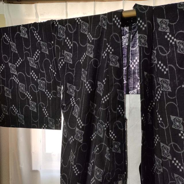 ウールの長着を洗いました