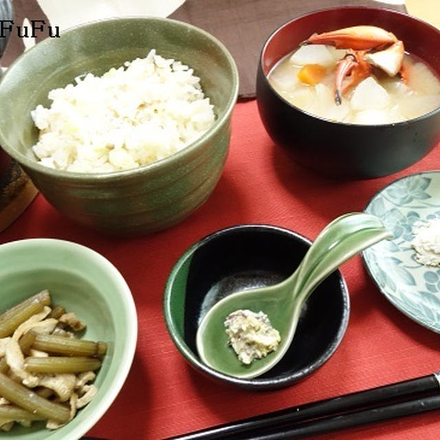 母の日、親戚仲良し♪の朝食