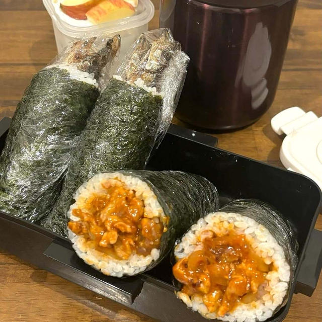 ししゃもと豚の海苔巻きです〜！！