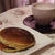 ☆朝食：チョコレートリキュールのホットケーキ☆