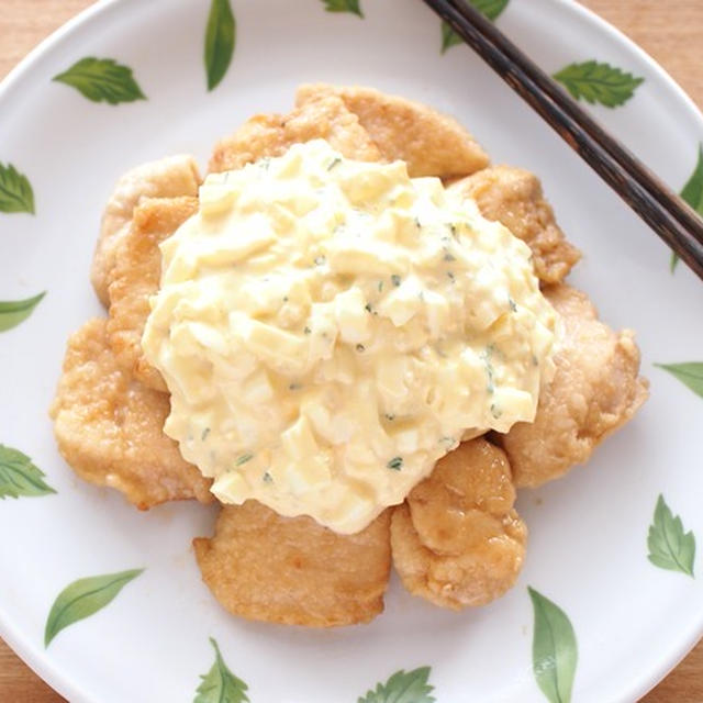 タルタルどっさり♪ 揚げずに簡単！鶏胸肉のチキン南蛮。