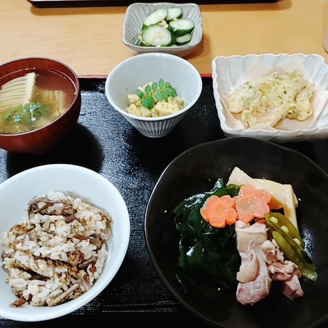 ”筍づくし”の晩ごはん