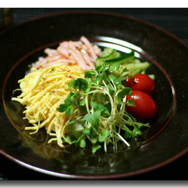 冷しゃぶサラダそうめん