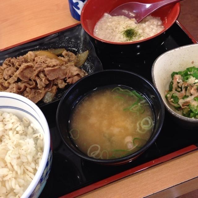 吉野家麦とろ御膳