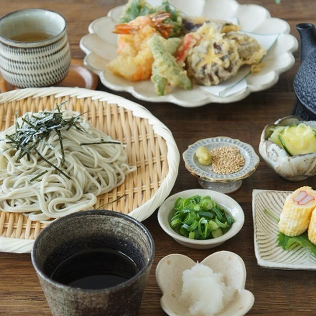 天ざるを堪能