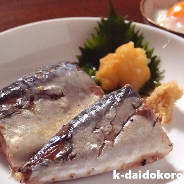 銚子港水揚げ・さば水煮缶詰が美味い！プリプリの鯖が一尾分入っています