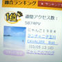 サンキュブログが１位だったので