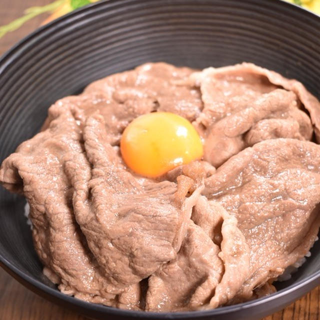 ネクストフーディストモニター企画！宮崎牛 ももスライスのしゃぶすき丼