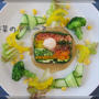 野菜のテリーヌ　&　金時人参の温かいスープ
