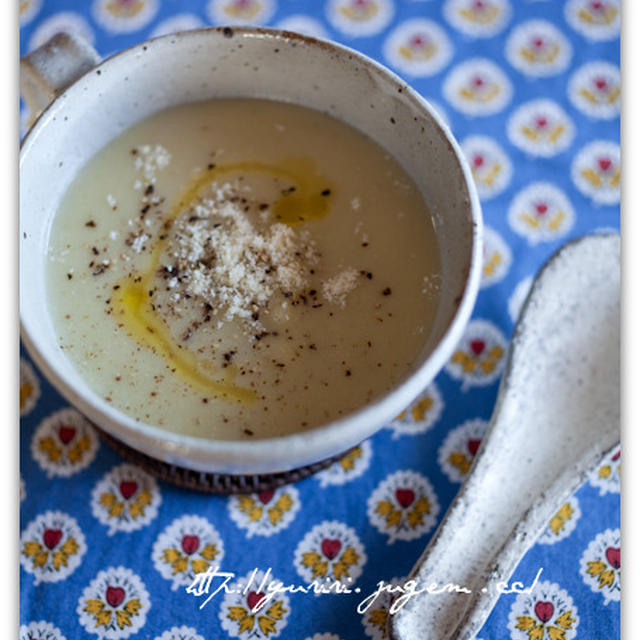白花豆とキャベツのスープ