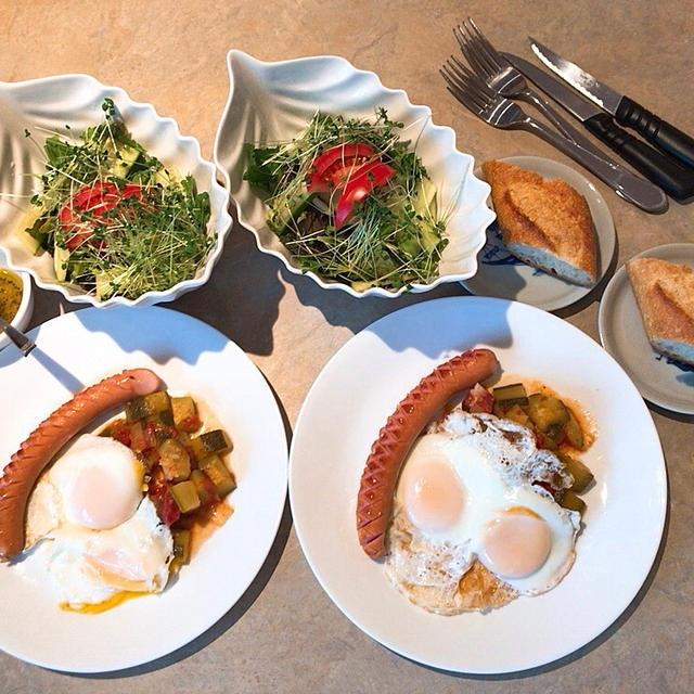 最近の朝ごはんは.....