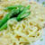 もっちり手作りパスタでアスパラクリームパスタ