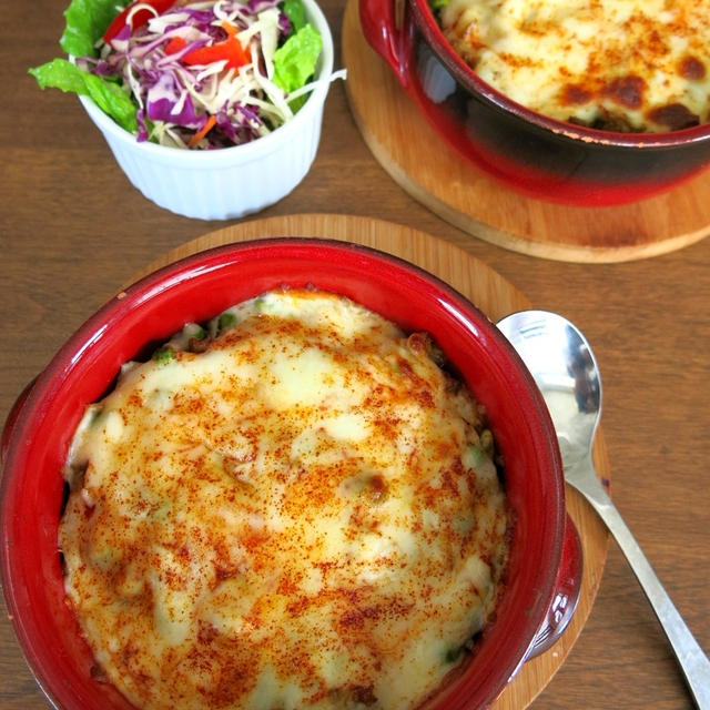 キーマカレーグラタン