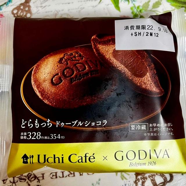 ローソン Uchi Café×GODIVA  どらもっち ドゥーブルショコラ