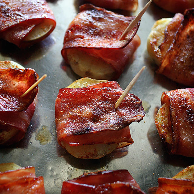 Bacon Wrapped Potato