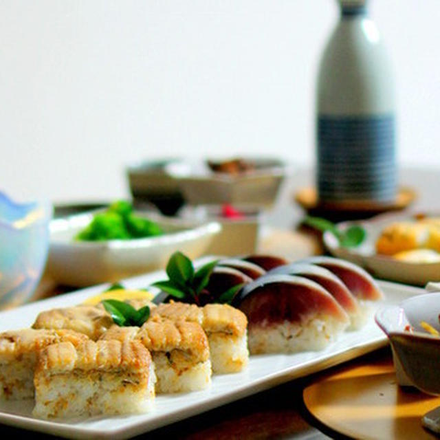鯖と穴子の棒寿司の日♫
